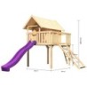 Karibu Cabanes enfants Bois massif Marron