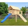Karibu Cabanes enfants Bois massif Marron