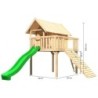 Karibu Cabanes enfants Bois massif Marron