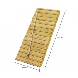 Karibu Cabanes enfants Bois massif Marron