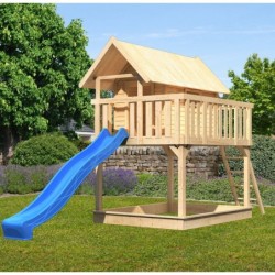 Karibu Cabanes enfants Bois massif Marron