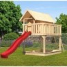 Karibu Cabanes enfants Bois massif Marron