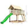 Karibu Cabanes enfants Bois massif Gris terre