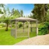 Solid Armoire de jardin Bois massif Marron 11.5m²