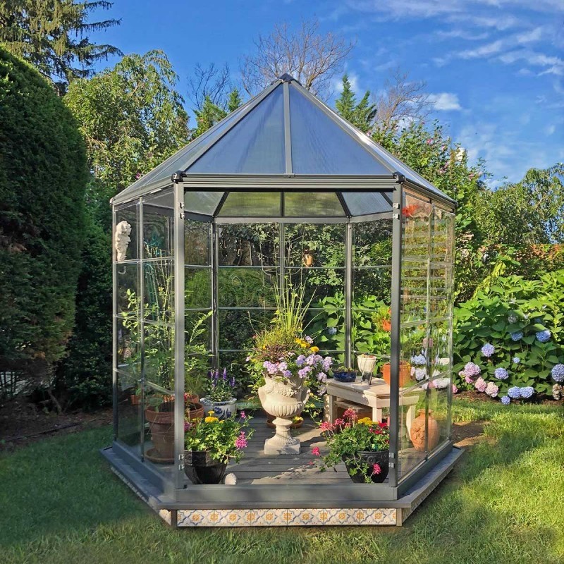 Canopia by Palram Serre de jardin en polycarbonate Gris 5,26m²