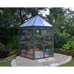 Canopia by Palram Serre de jardin en polycarbonate Gris 5,26m²