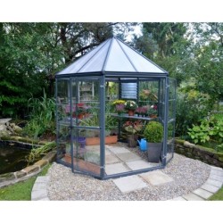 Canopia by Palram Serre de jardin en polycarbonate Gris 5,26m²