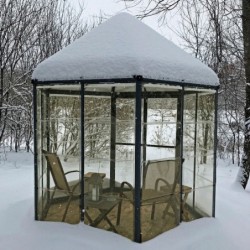 Canopia by Palram Serre de jardin en polycarbonate Gris 5,26m²