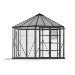 Canopia by Palram Serre de jardin en polycarbonate Gris 8,6m²