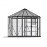 Canopia by Palram Serre de jardin en polycarbonate Gris 8,6m²
