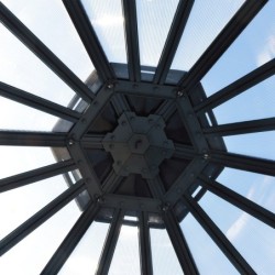 Canopia by Palram Serre de jardin en polycarbonate Gris 8,6m²