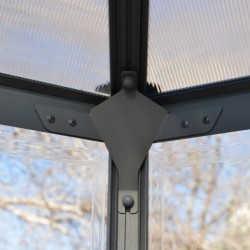 Canopia by Palram Serre de jardin en polycarbonate Gris 8,6m²