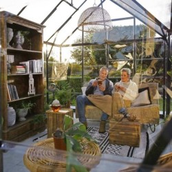 Canopia by Palram Serre de jardin en polycarbonate Gris 10,89m²