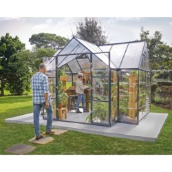 Canopia by Palram Serre de jardin en polycarbonate Gris 10,89m²