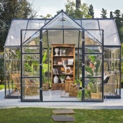 Canopia by Palram Serre de jardin en polycarbonate Gris 10,89m²