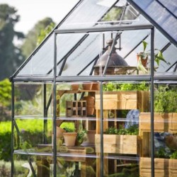 Canopia by Palram Serre de jardin en polycarbonate Gris 10,89m²