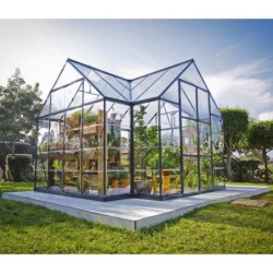 Canopia by Palram Serre de jardin en polycarbonate Gris 10,89m²