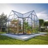 Canopia by Palram Serre de jardin en polycarbonate Gris 10,89m²