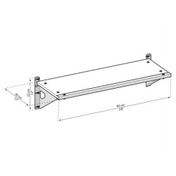 Canopia by Palram Accessoires abris Polycarbonate Gris