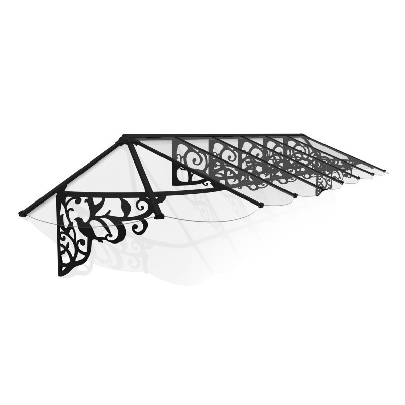 Canopia by Palram Marquise auvent Aluminium Gris 4.16m² Canopia by Palram Marquise auvent Aluminium Gris 4.16m²