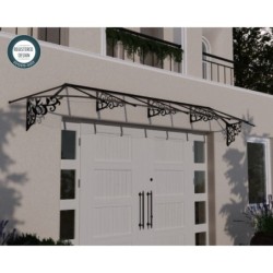 Canopia by Palram Marquise auvent Aluminium Gris 4.16m²