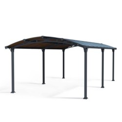 Canopia by Palram Carport Aluminium Gris 23.30m²