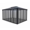 Canopia by Palram Tonnelles de jardin Aluminium Gris 12.71m²