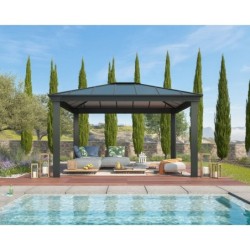 Canopia by Palram Tonnelles de jardin Aluminium Gris 15.50m²