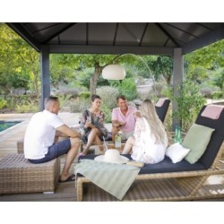 Canopia by Palram Tonnelles de jardin Aluminium Gris 15.50m²