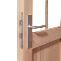 Karibu Abri de jardin bois 15 à 20 m² Bois massif Marron