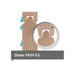 Karibu Abri de jardin bois plus de 20 m² Bois massif Marron