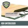 Karibu Abri de jardin bois plus de 20 m² Bois massif Marron