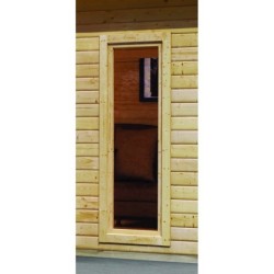 Karibu Abri de jardin bois plus de 20 m² Bois massif Marron