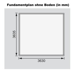 Karibu Abri de jardin bois 10 à 15 m² Bois massif Marron