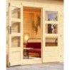 Karibu Abri de jardin bois 10 à 15 m² Bois massif Marron