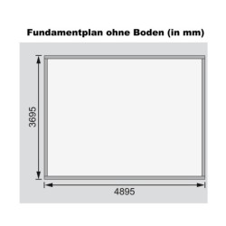 Karibu Abri de jardin bois 10 à 15 m² Bois massif Marron