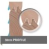 Karibu Abri de jardin bois 10 à 15 m² Bois massif Marron