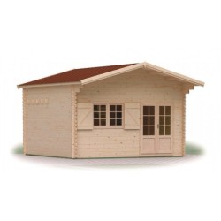 Cerland Abri de jardin bois plus de 20 m² Bois massif Bois naturel