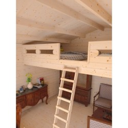 Cerland Abri de jardin bois plus de 20 m² Bois massif Bois naturel