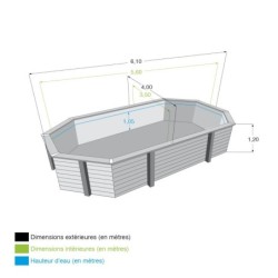Ubbink Piscines bois Bois