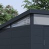 Jôbu Abri de jardin résine Polypropylène Gris 3.24m²