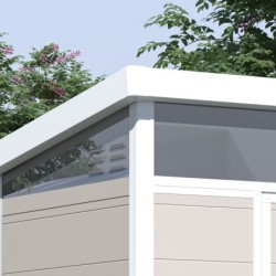 Jôbu Abri de jardin résine Polypropylène Beige 4.10m²