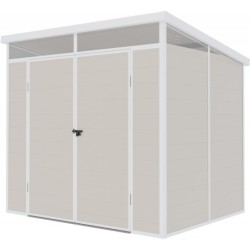 Jôbu Abri de jardin résine Polypropylène Beige 4.10m²