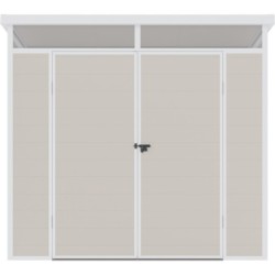 Jôbu Abri de jardin résine Polypropylène Beige 4.10m²