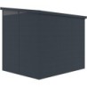 Jôbu Abri de jardin résine Polypropylène Gris 4.10m²
