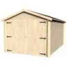 Decor et Jardin Garage bois Bois massif Marron 15.69m²