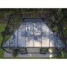 Juliana Serre de jardin en verre Noir 25.6m²