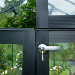 Juliana Serre de jardin en verre Noir 25.6m²