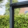 Juliana Serre de jardin en verre Noir 25.6m²