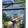 Juliana Serre de jardin en verre Noir 21.5m²